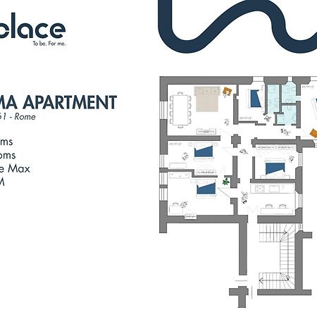 Daplace - Gemma Apartment Roma Eksteriør bilde